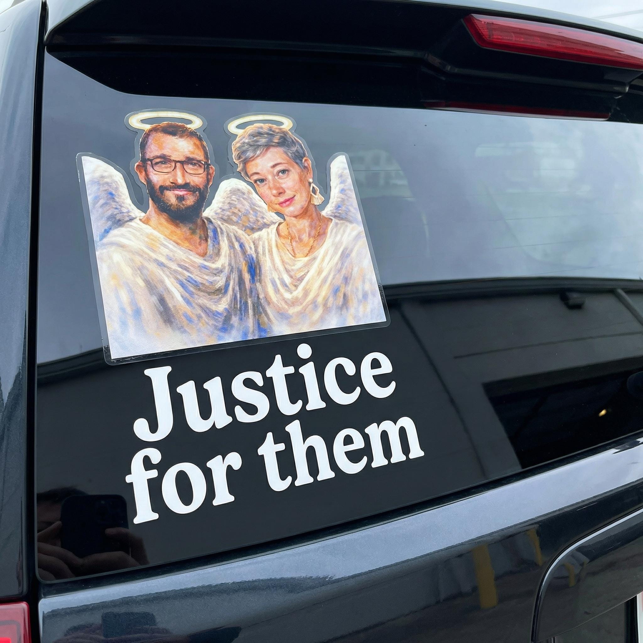 Alex Jeffrey Pretti, Renee Nicole Good, Minneapolis, Minnesota, Memory of them, Custom UV sticker