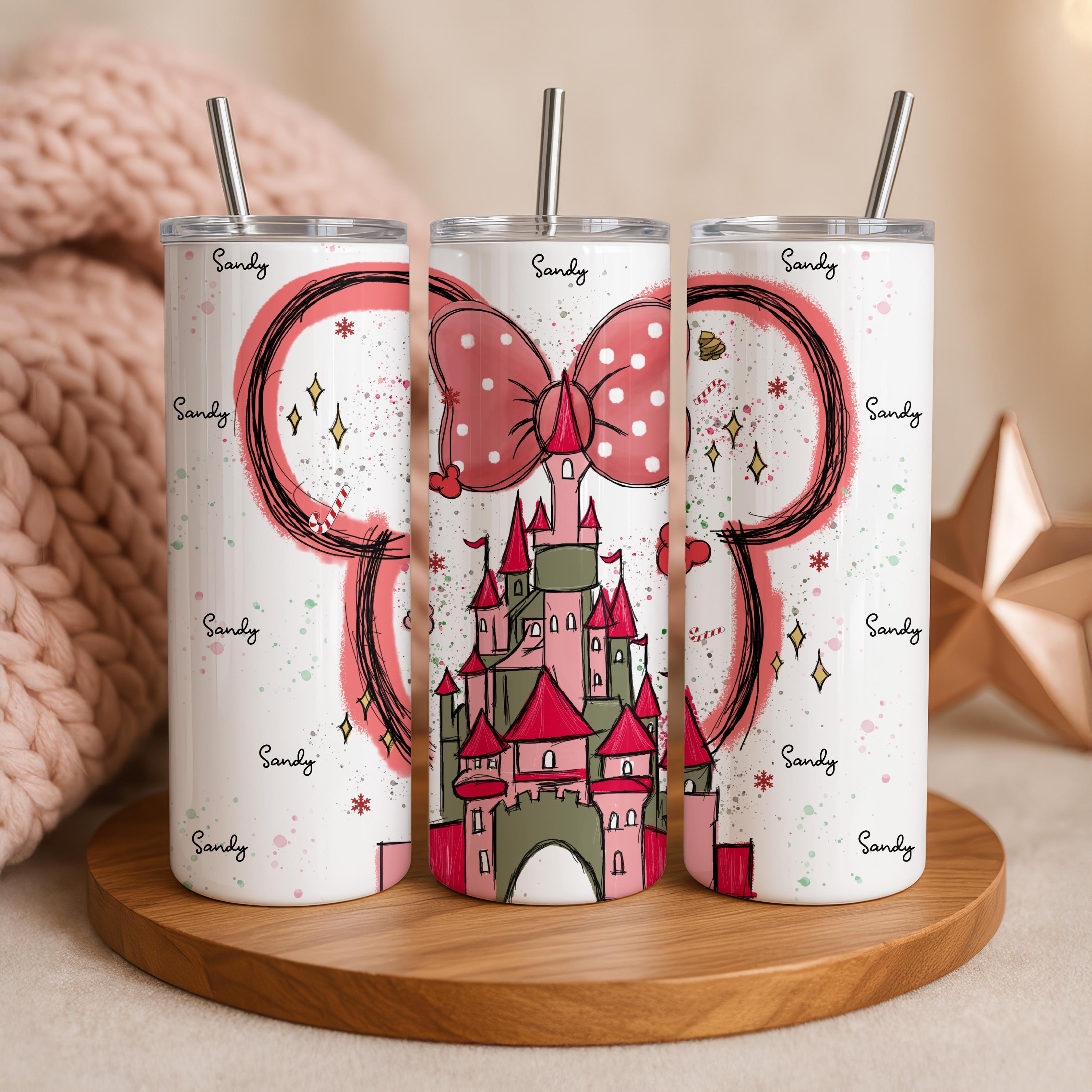 Personalized Disney Castle 20 oz Tumbler, Magic Kingdom Tumbler, Tumbler Gifts For Disney Fans, Disneyland Tumbler, Magical Kingdom Gifts