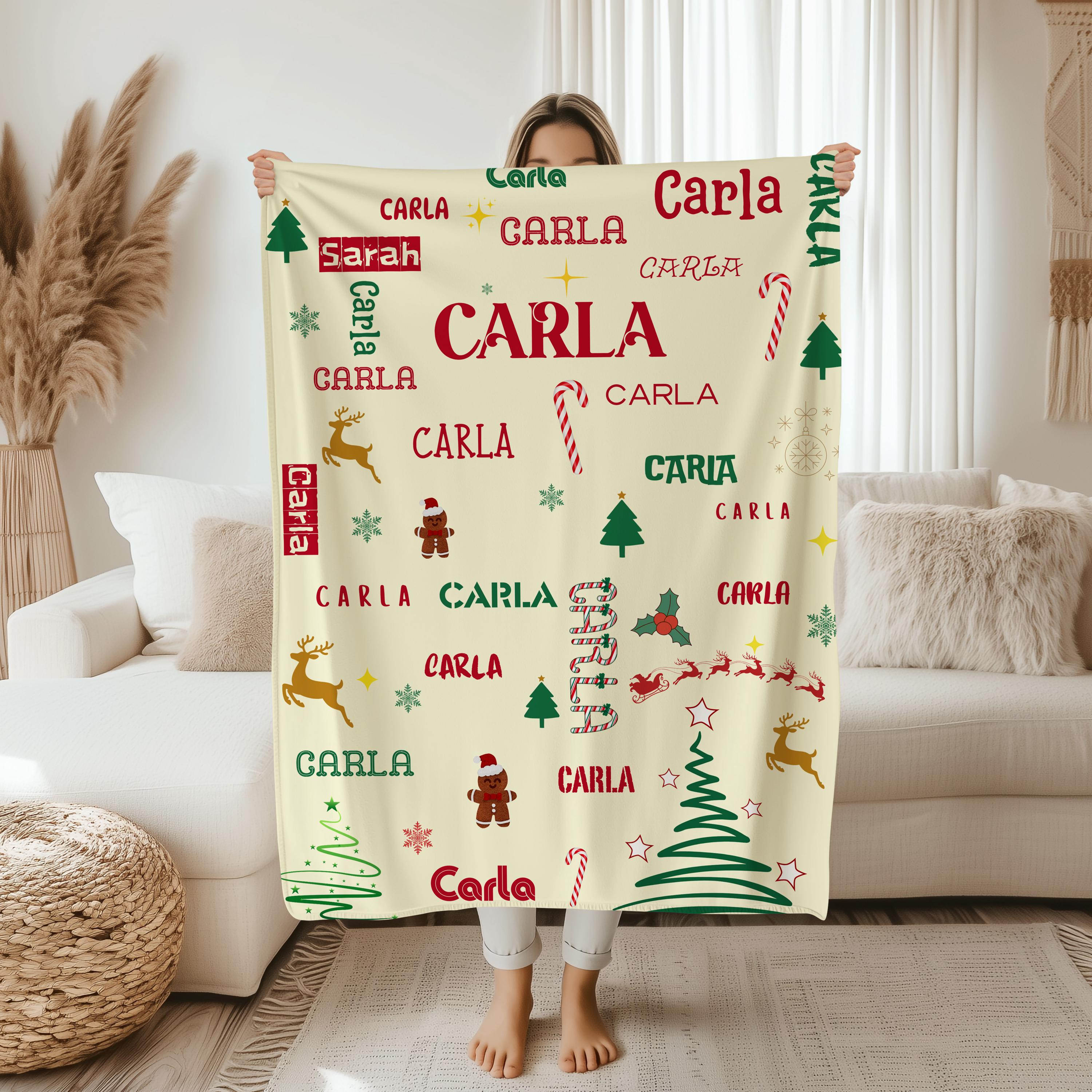 Custom Name Blanket,Custom Gift for Birthday, Christmas Gift,Custom Baby Blanket,Gift for Girls,Baby Shower,Christmas Gift,Kids Name Blanket