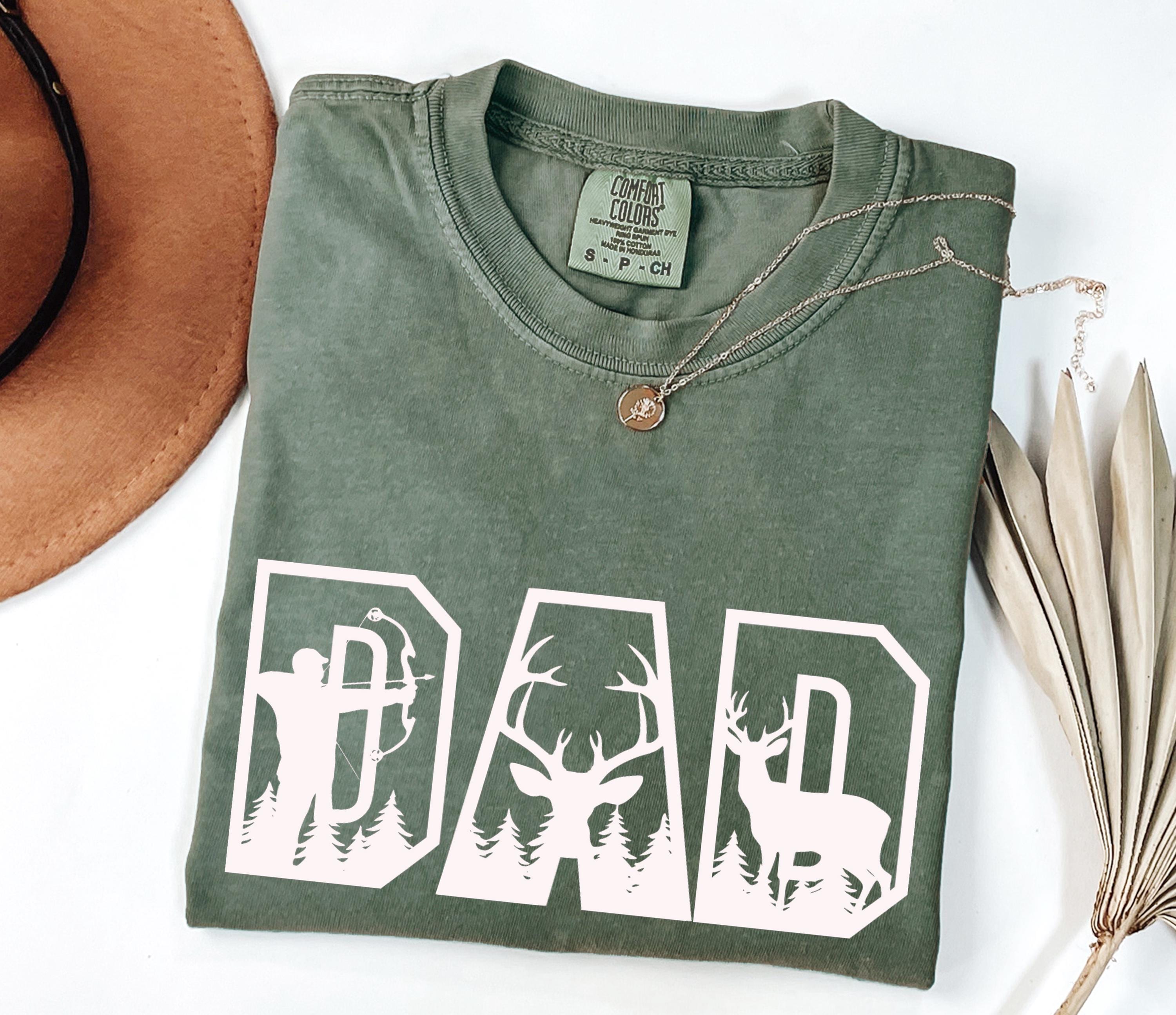Hunting Dad Shirt, Hunter Dad Gift,Deer Hunter Gift for Dad, Buck Antlers Tee, Outdoorsman Shirt, Fathers Day Gift, Funny Dad Shirt Gift