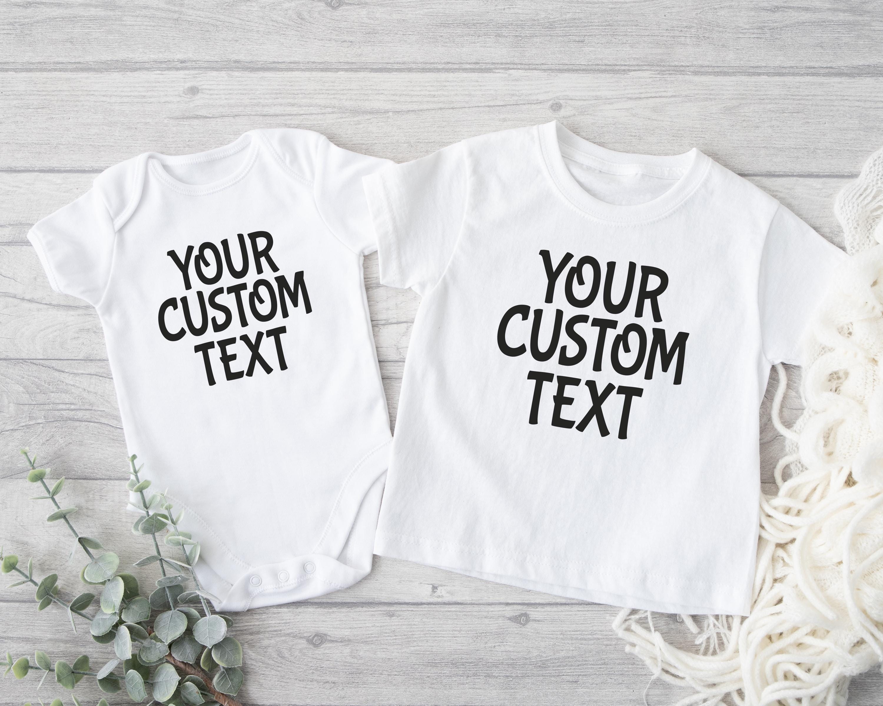 Custom Baby Bodysuit, Personalized Toddler Shirt, Customized Youth Shirt,Newborn Gift, Birthday Love Gender Reveal,Custom Kids Shirt