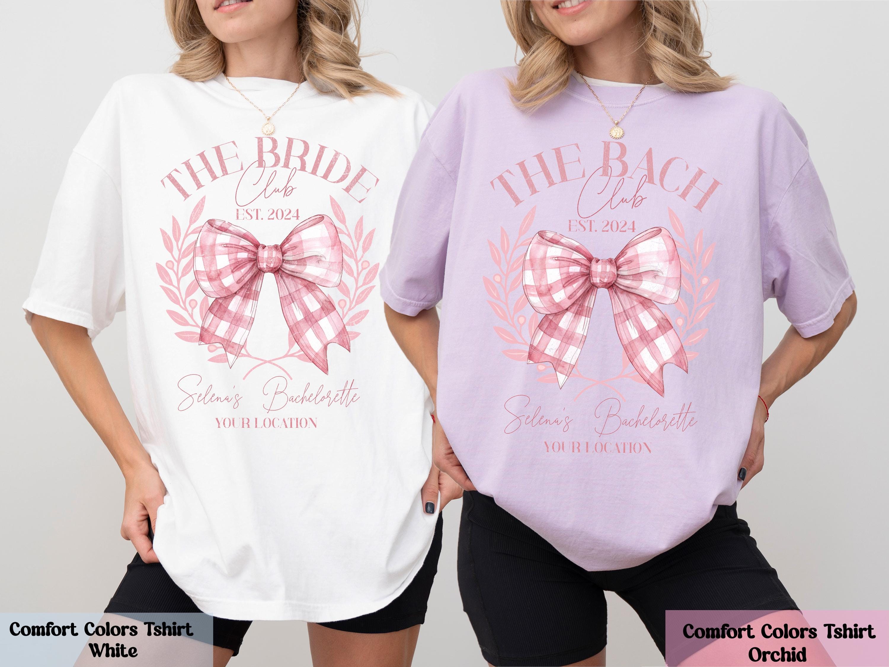 Comfort Colors Custom The Bride Shirt, The Bach Club Bachelorette Shirts, Bach Club Shirts, Bachelorette Party Shirt, Custom Team Bride Tee