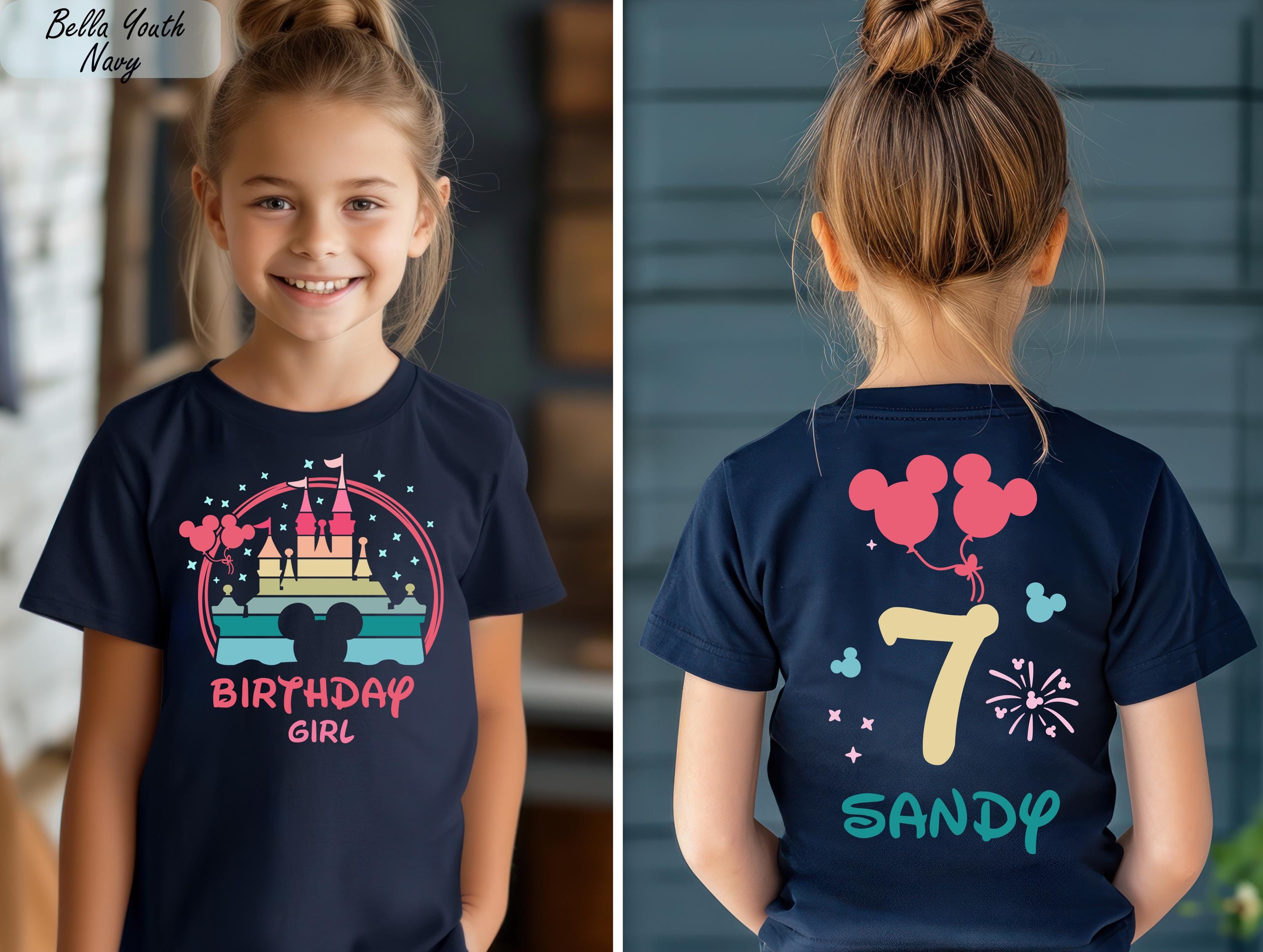Magic Kingdom Birthday Girl Shirt, Disney Birthday Girl Shirt, Minnie Birthday Girl Shirt, Custom Shirt for Birthday, Birthday Girl Party