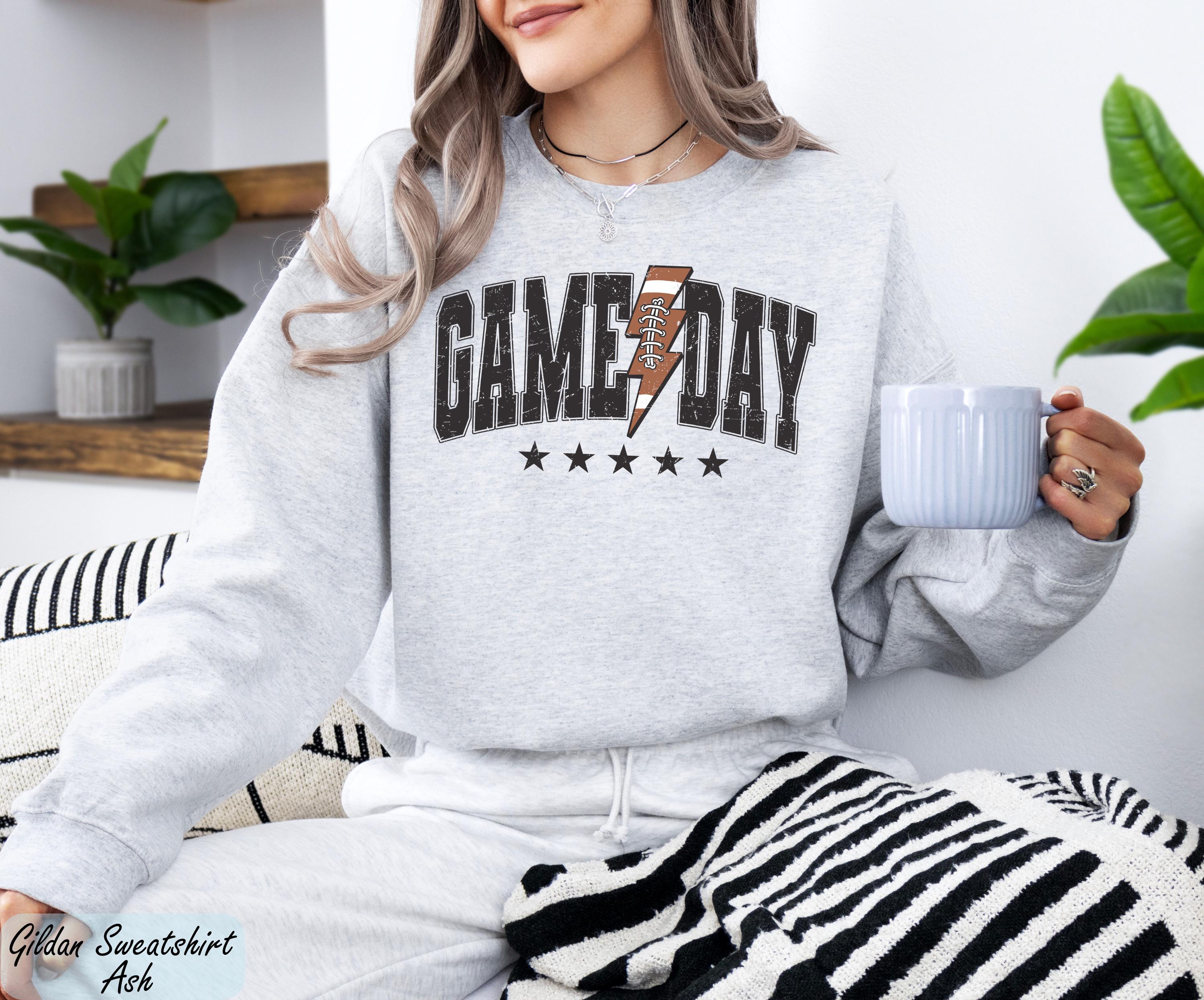 Gameday Sweatshirt, Tailgate Party Sweatshirt, Sunday Football Sweatshirt, Cute Football Mom Sweatshirt, Football Season Sweatshirt Gift