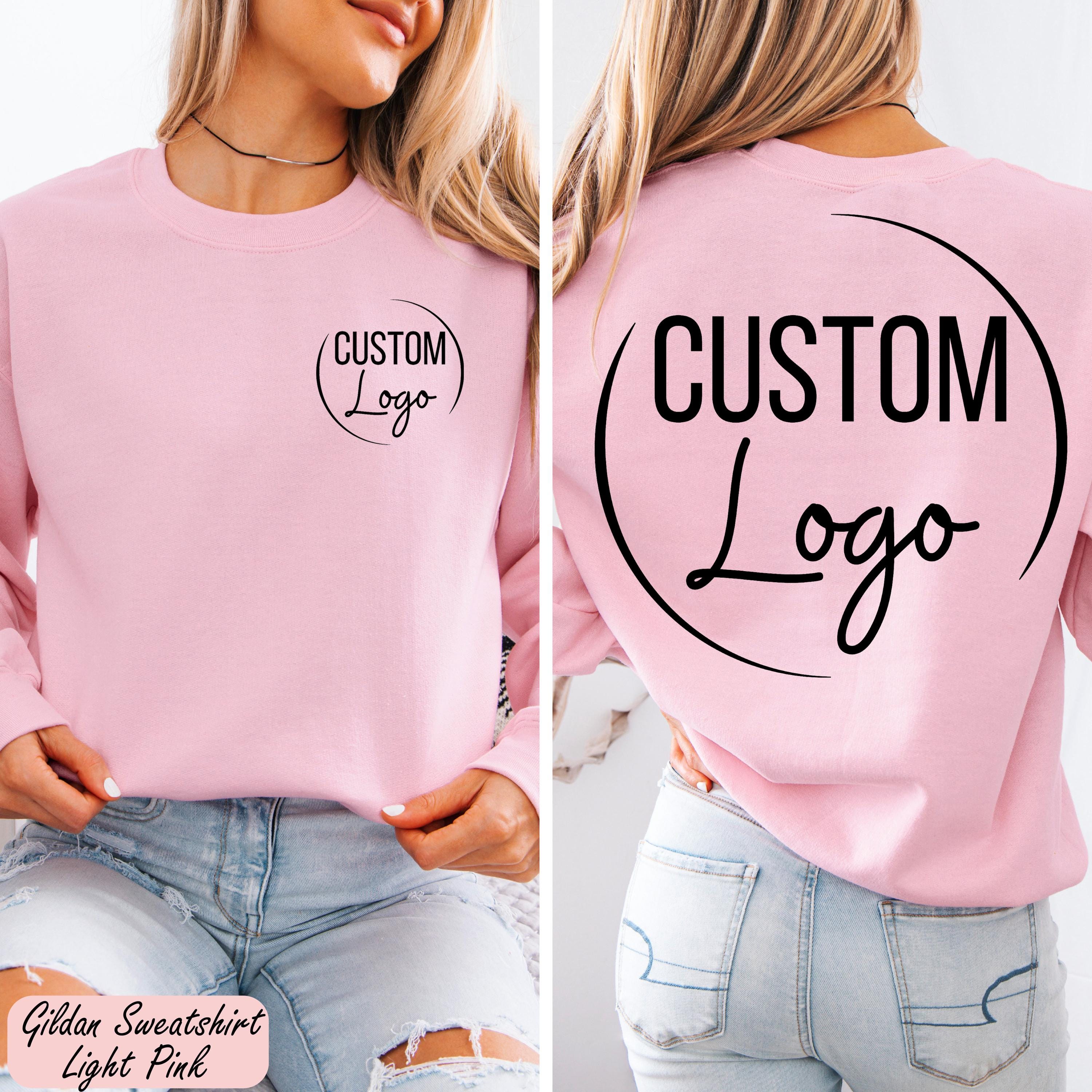 Custom Logo Sweatshirt, Small Business Custom Logo Crewneck, Real Estate Sweatshirt, Team Staff Logo Sweatshirt, Custom Company Logo Sweat