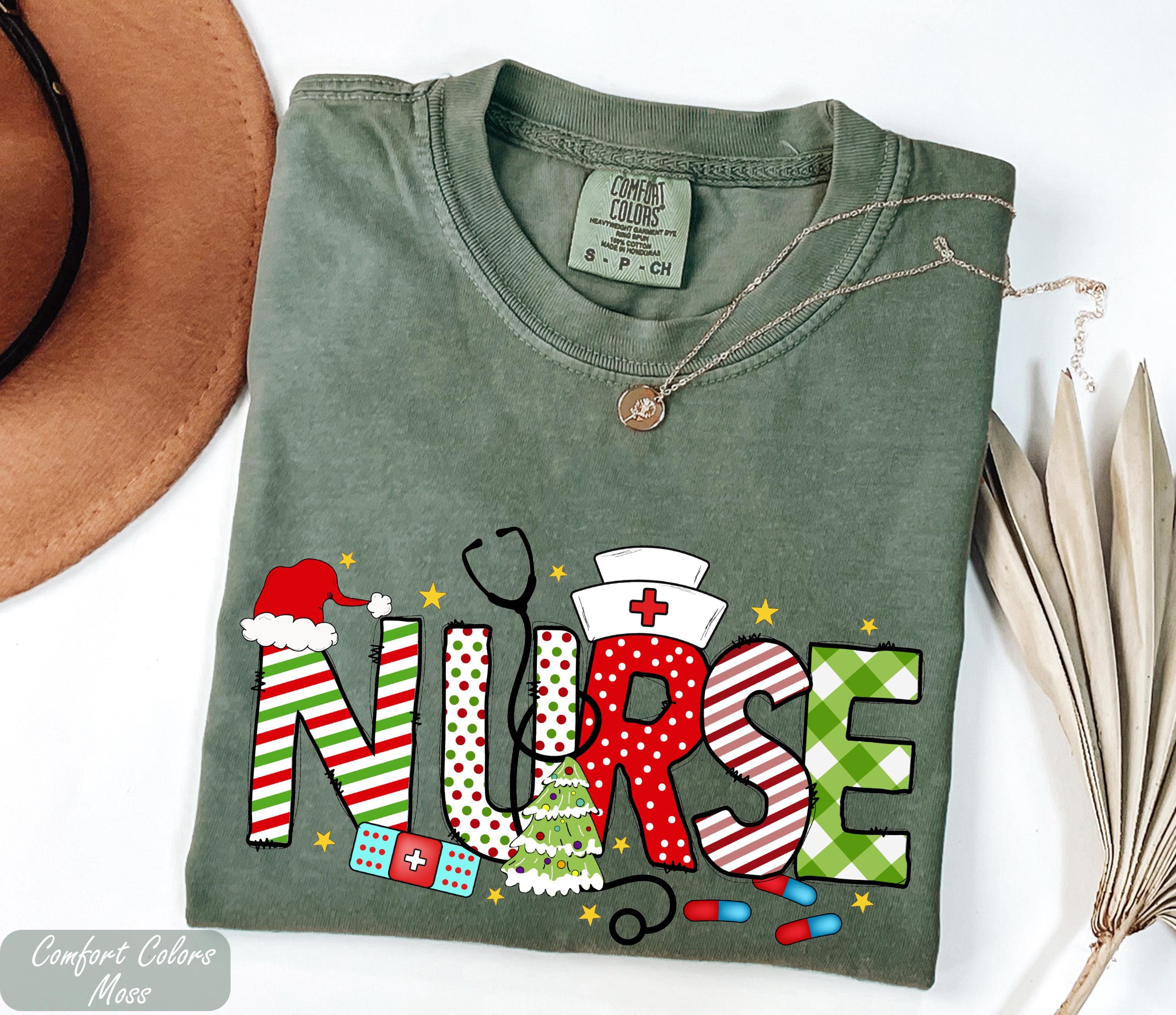 Christmas Nursing Shirt, Nursing Student Xmas Shirt, Nurse Christmas Shirt, 2026 Christmas Tee, Nurse Gift for Woman, Stethoscope Christmas