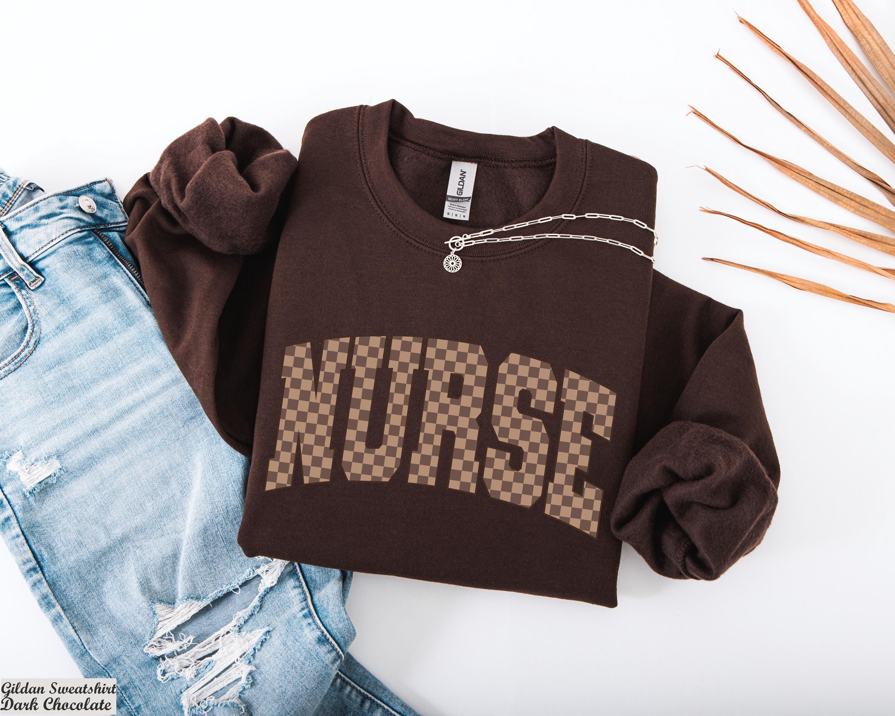 Nurse Sweatshirt, Cute Nurse Long Sleeve Tee,  RN Sweatshirt, Nursing School Sweater, Registered Nurse Sweater, Perfect Gift for Nurses