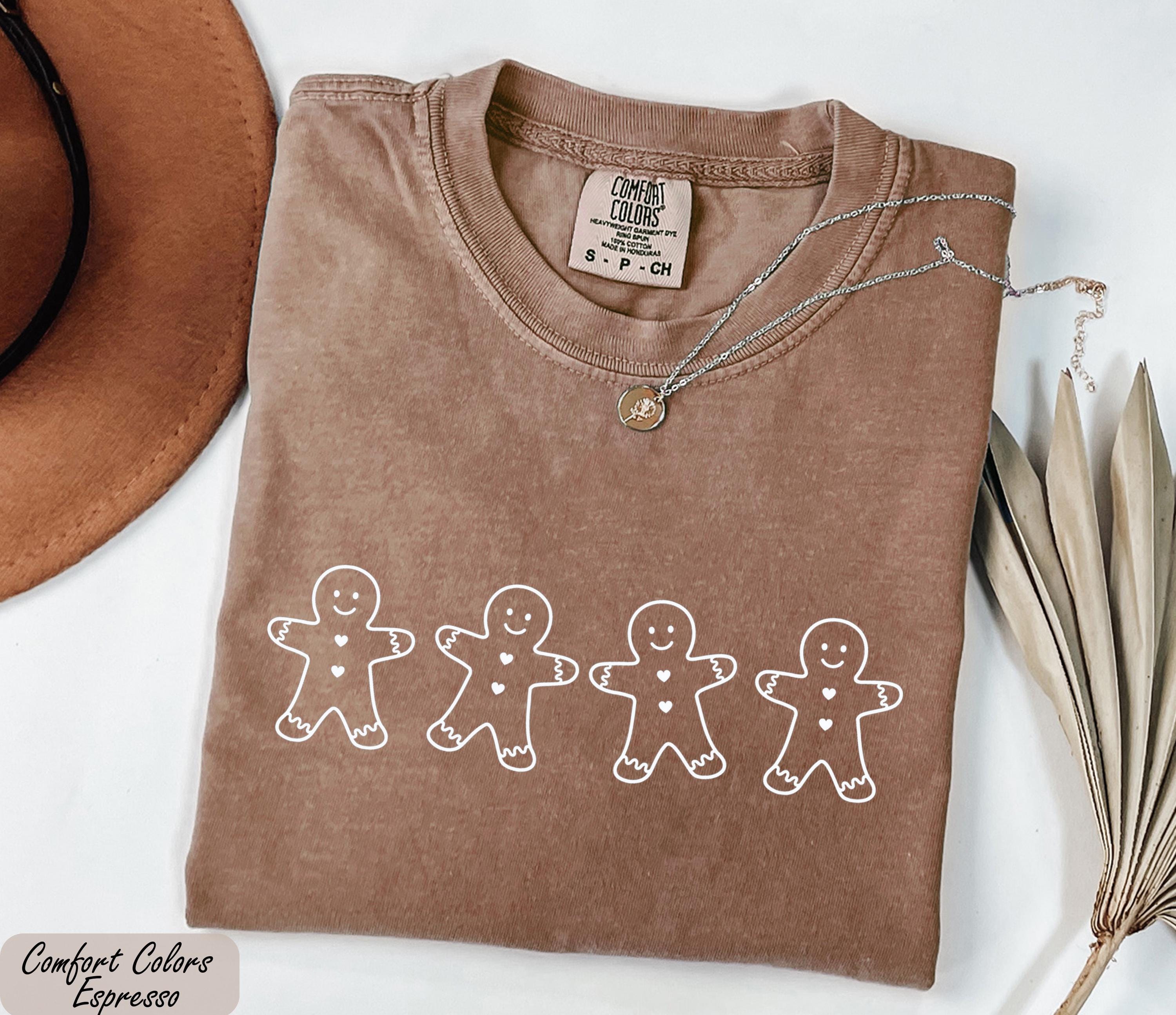 Christmas Gingerbread Cookies Shirt, Festive Holiday Outfit, Christmas Outfit, Gingerbread Cookies Gift, Womens Christmas Tee, Xmas Gift